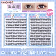 Cluster Glue-free False Eyelashes - Natural Curling Sunflower Lashes Easy To Remove