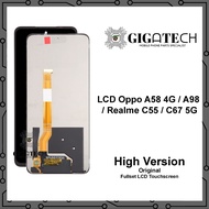LCD Oppo A58 4G / A98 Realme C55/ C67 5G/ Original - Fullset Touchscreen