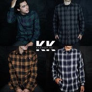 Long-Sleeved Plaid Shirt Kkshop.96