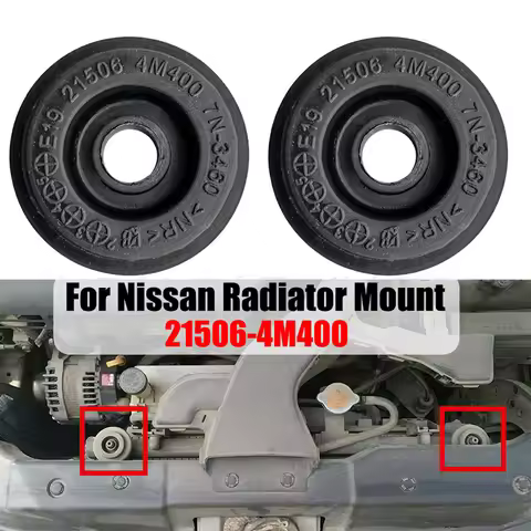2PCS Radiator Mounting Rubber Bush For Nissan CUBE Z11 JUKE F15 Micra K12 MURANO Z50 Z51 NOTE E11 Su