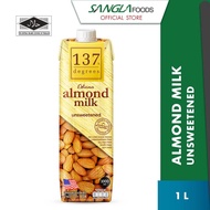 137 degrees Almond Milk Unsweetened (1 x 1L)  Halal certified