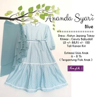 Ananda Syari / gamis syari anak original