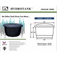 CT  150G NYLEX POLY  WATER TANK  N100 (49" X 29") [ CT100/150 ] KLANG VALLEY ONLY