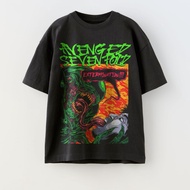 KREACTIVE T-Shirt AVENGED SEVENFOLD Extermination Black Oversize Tee A7X - Vintage Metal Rock Mercha