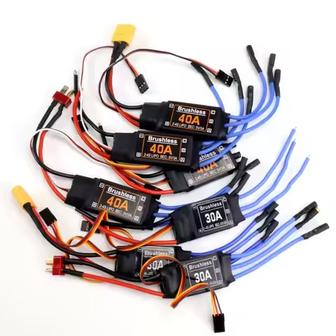 Brushless 40A ESC Speed Controller for RC FPV Quadcopter Airplanes Helicopter with 5V 3A UBEC F450 F