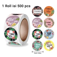 Thankyou STICKERS 1 Roll 500PCS Thank You STICKERS ENVELOPE STICKERS Thank You STICKERS 500PCS