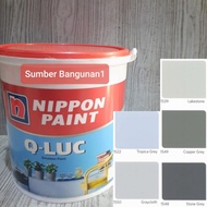 [ Ready] Cat Tembok Qluc Abu - Abu Nippon Paint 4.5Kg Dinding Interior
