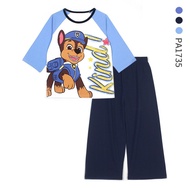 ชุดนอน ชนิดผ้าฝ้าย ลายการ์ตูน paw patrol สำหรับเด็ก ของแท้ 100%