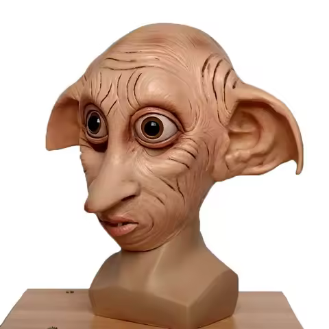Good Dobby Elfin Latex Mask Anime Elf Role Playing Masks Elves Masque Alien Elf Style Halloween Carn