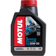 น้ำมันเครื่อง MOTUL 3000 PLUS 20W-50 0.8 ลิตร สำหรับเครื่อง 4 จังหวะ 1 liter Motul 3000 plus 20W-50