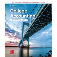 [COLLEGE TEXTBOOK] College Accounting: A Contemporary Approach, Edition: 6 by M. David Haddock (2023