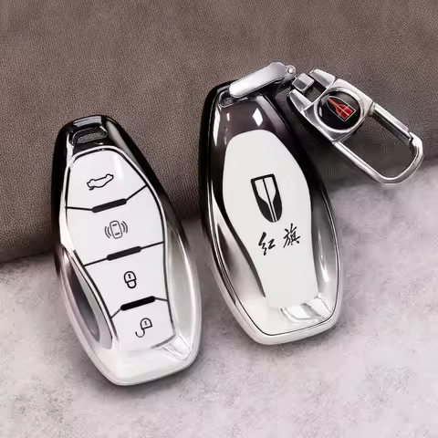 Key Case Car Smart Remote Key Case For Hongqi HS5 H5 H6 H9 EH7 HS7 H7 L5 HS3 L9 HQ9 Key Protection C