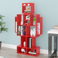 Bookshelf Painted Bookshelf Living Room Decorations Children's Floor Rack This Rack Universal Creati