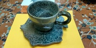 鶯歌陶瓷原礦二次還原燒-咖啡杯具組