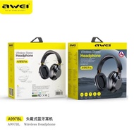 Original Awei A997BL Bluetooth Headphone Wireless V5.1 Bluetooth Earphone Surround Sound Headset Wit