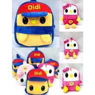 Bag Didi&Friends For Kids Boys & Girls School Kindergarten Beg Didi&Friends Budak Lelaki Perempuan S