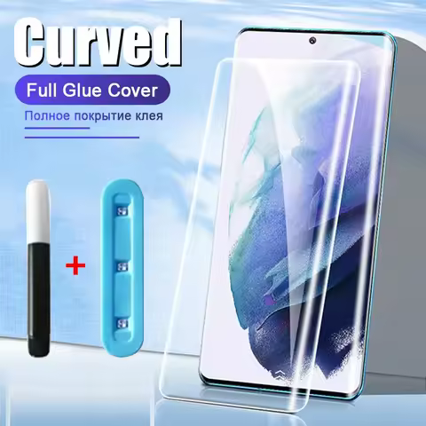 3D Curved Full Glue UV Tempered Glass For Huawei Mate 50 20 30 40 60 Pro Screen Protector For P30 P4
