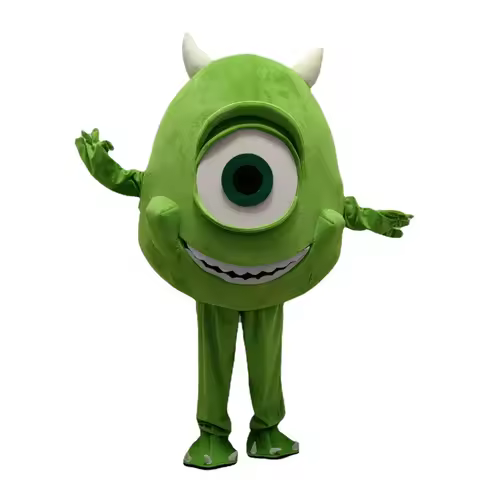 Cosplay Disney Monsters University Mike Wazowski Cartoon character Mascot Advertising Costume Fancy 