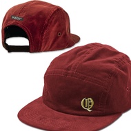 QuezzyPH- "Sax", Corduroy 5panel Cap in Red