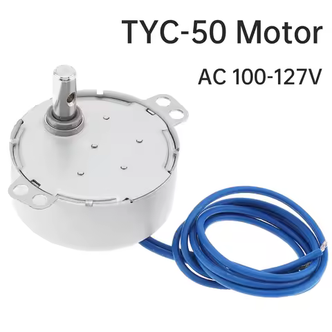 TYC50 / 50TYZ / TYJ50 Synchronous Motor AC 100-127V 0.8-18RPM 4W CW/CCW Permanent Magnet Motor for D