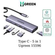 Type C To HDMI Adapter + 3*USB 3.0 + PD Power 30Hz Ugreen 15596