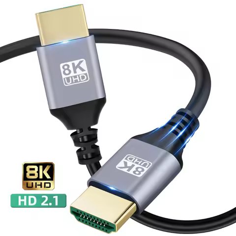 1M 2M 3M 5M 8K HDMI-Compatible Cable 4K@120Hz 8K@60Hz 8K HDMI-Compatible 2.1 48Gbps Adapter Video Ca