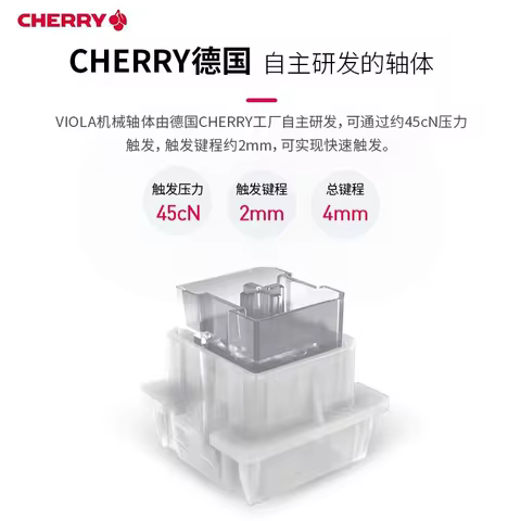 Original Cherry VIOLA Mechanical Keyboard DIY Custom Switch K60 Edition 3.0 RGB Corsair Memory MX Sw