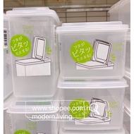 Daiso Food Storage Box Flip Lif Flip Cover Storage Box Food Crisper Storage Box