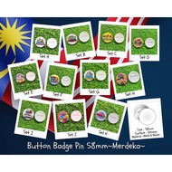 Button Badge Merdeka Button Badge Pin 58mm
