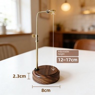 Retro Style BJD Doll Display Stand Bracket Retractable Blythe zsiga Standing Black Walnut