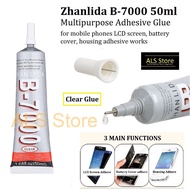 Zhanlida B-7000 50ml Multi Purpose Flexible Adhesive Glue B7000 For Repairing Mobile Phone LCD Housi