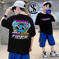 Rupiah WARRIOR Children's T-shirt (Work, work, work) / Words T-shirt / Viral T-shirt / Premium Distr