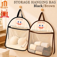 Breathable Mesh Storage Bag Wardrobe Organizer Storage Hanging Bag Wall Hanging Storage Bag Wardrobe