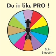 WHEEL FORTUNE Spinning WHEEL Educational Toy pro spin smoothly Lucky Circle Spin Wheel Game