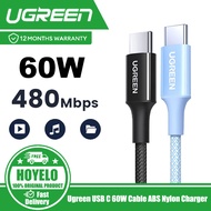 Ugreen USB C 60W Cable ABS Nylon Charger Data Cable Fast Charging 60W 35218