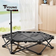 [Available] Foldable Trampoline Gift Toy Folding Mini Trampoline for Indoor Workout Kids