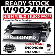 Compatible Laser Toner Cartridge HP W9024MC W9024 9024 Black Managed Use For HP E40040dn E40040 E425