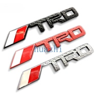 TRD Carbon Fiber 3D Decal Sticker Grille Emblem For Toyota Vios Innova Fortuner Hiace Wigo Rush Avan
