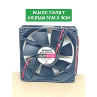 24 VOLT 9CM DC FAN / 24VOLT DC FAN 9X9 CM