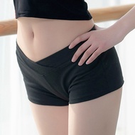 Female Practice Boxer Adult Black Ballet Three-point Pants
