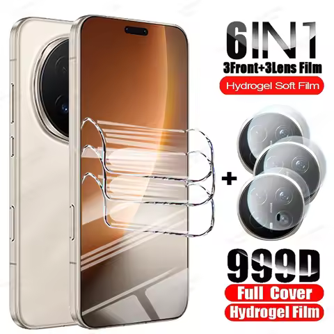 6IN1 Hydrogel Film Screen Protector For Honor Magic 8 Pro 7 6 5 Lite 600 Pro 400 Lite 200 90 X9A X9C