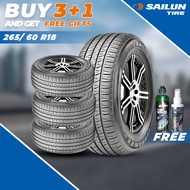 Sailun Tire Terramax CVR 265/60 R18 110T Bundle Buy 3 + 1 For All-season SUV  &amp; Crossovers