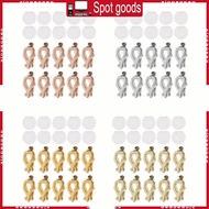 XI 20 Pieces Clip-on Earrings Converter with Earring Pads DIY  Earring Pads Jewelry Accessories for 