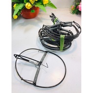 Bộ 10 bẫy chuột kẹp hình bán nguyệt loại trung (đường kính 13cm)