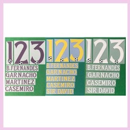 2025 UCL League Nameset Mainoo Cunha Sesko B.Ferenandes Casemiro Customize Any Name Number Printing 