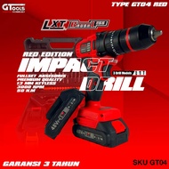 Bor Cordless JLD 48v Bor Baterai 13mm impact drill Brushless Bor Kayu Tembok bor cordless 2batrei 48