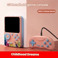 G5 Handheld Game Console 500 in 1 Nostalgic Game Console Color Screen Retro Toy 3.0 Screen TV Game C