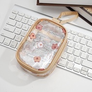 Thickened PVC Transparent Doll Carrier Bag Child Display Storage Bag Dustproof Morning Language Capy