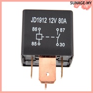 [SUNAGE]Waterproof Heavy Duty Relay 4Pin DC 24V 12V 80A JD1912 Automotive Car Relay