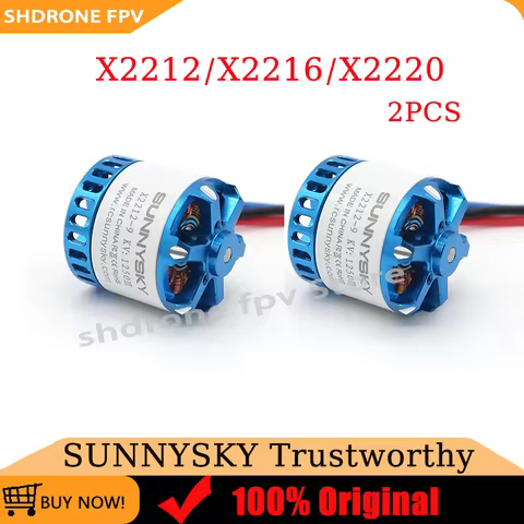 SunnySky X2212-III/X2216-III/X2220-III 800KV 980KV 1250KV Brushless Motor 3-4S Long Short Shalft for